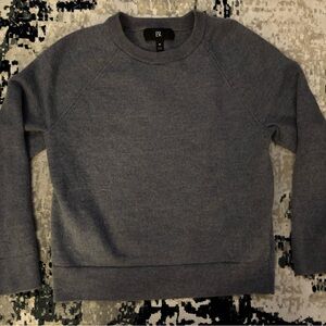 Banana Republic Italian Merino Charcoal Crewneck Sweater